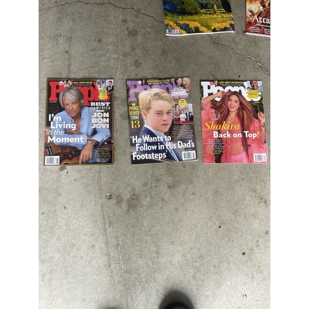 People Magazine Lot 3 Jon Bon Jovi Prince George Shakira 2026